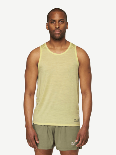 Devold - Endurance Merino 130 Singlet Herre - Large - Gul