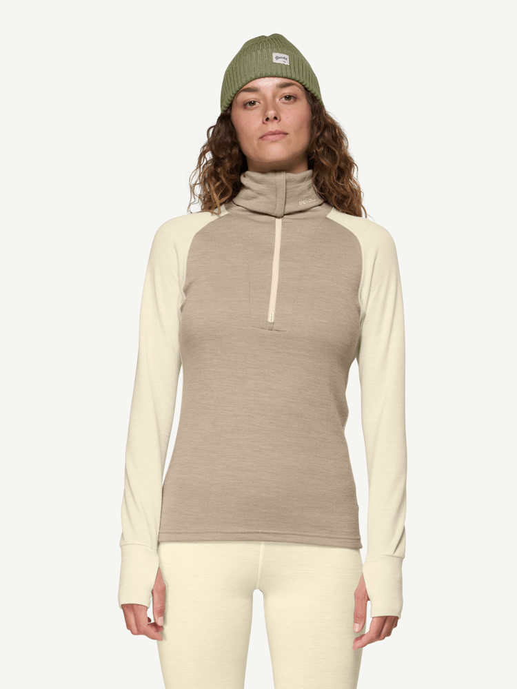 Devold - Expedition Merino Silk Zip Dame - Small - Hvit