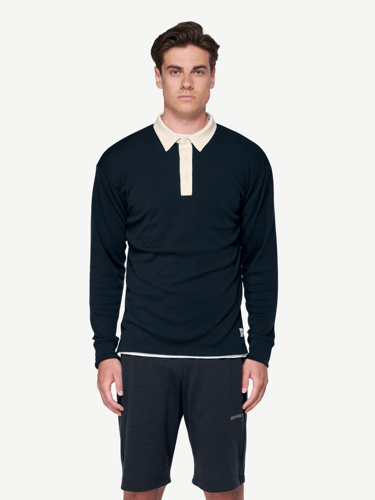 Devold - Archive Rugby Ulltrøye Long Sleeves - Medium - Blå