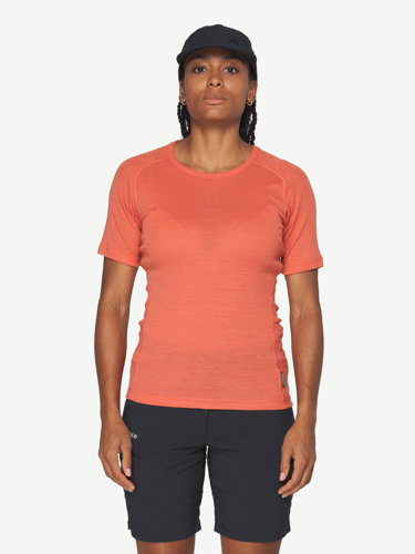 Devold - Adventure Merino 190 T-skjorte Dame - Medium - Rosa