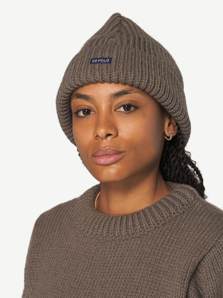 Devold - Nansen Wool Lue - Size 58 - Brun