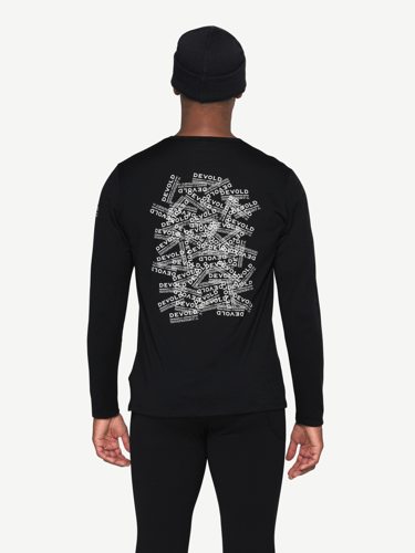 Devold - Active Stamp Long Sleeves Herre - Large - Svart