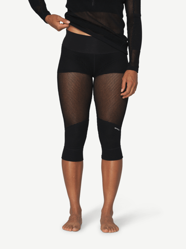Devold - Wool Mesh Pro 3/4 Stilongs Dame - Large - Svart