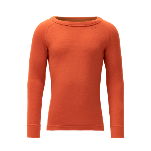 Devold - Duo Active Merino Ulltrøye Barn - Size 6 - Oransje