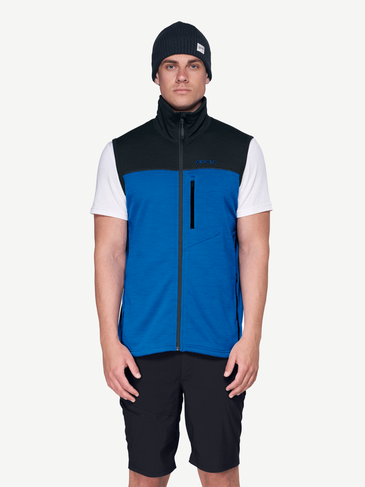 Devold - Explorer Merino Vest Herre - Small - Bl&aring;