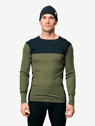 Devold - Lauparen Merino 190 Ulltrøye Herre - Medium - Blå