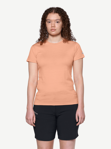 Devold - Breeze Plus Merino 200 T-skjorte Dame - Large - Oransje