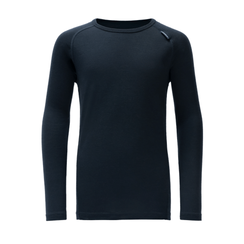 Devold - Breeze Merino Ulltrøye Junior - Size 12 - Blå