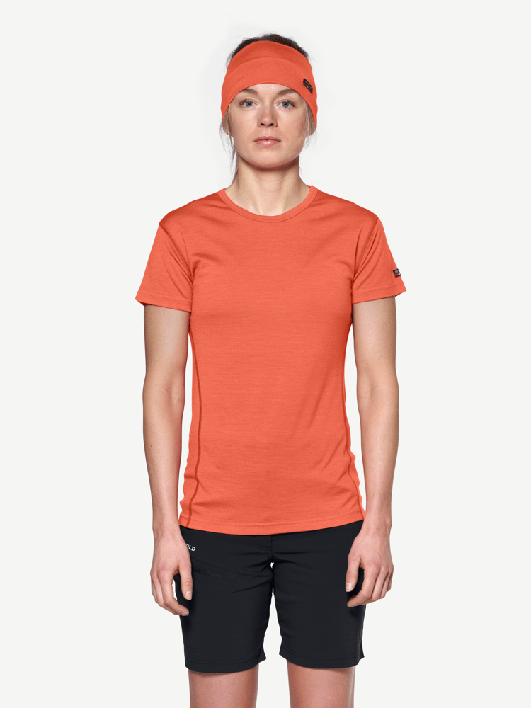 Devold - Breeze Merino 150 T-skjorte Dame - Medium - Rosa