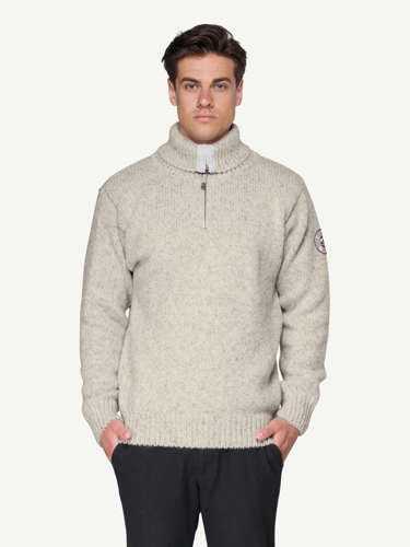 Devold - Nansen Wool Zip Neck - Medium - Grå