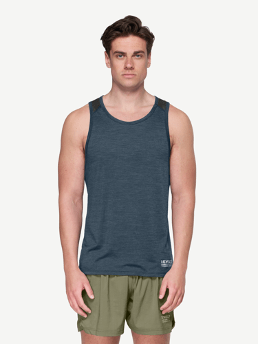 Devold - Endurance Merino 130 Singlet Herre - Large - Blå
