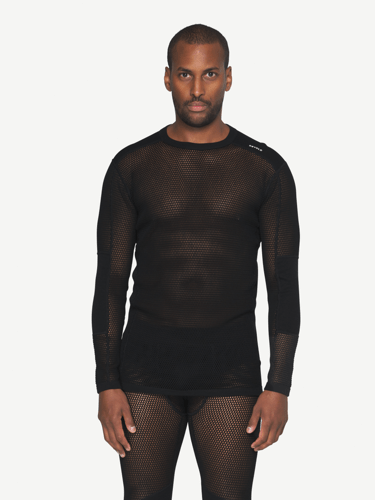 Devold - Wool Mesh Pro Ulltrøye Herre - Large - Svart
