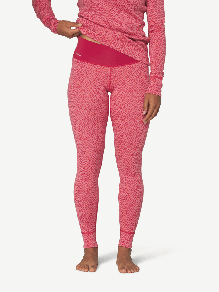 Devold - Signature Silk 230 Stilongs Dame - Large - Rosa