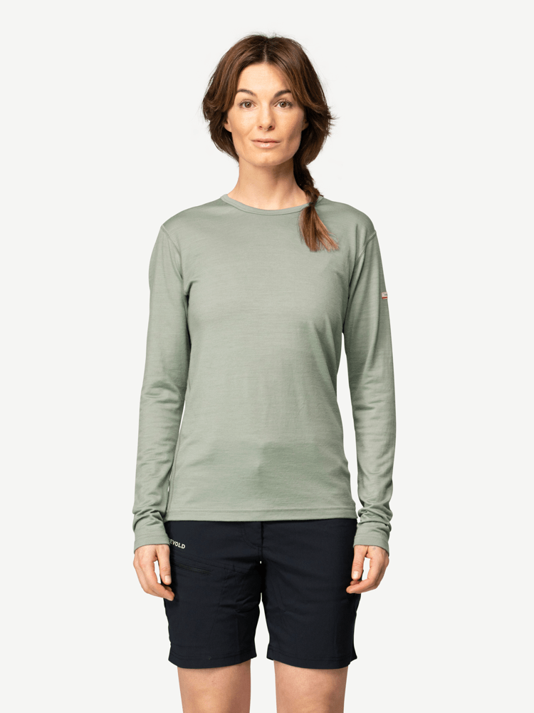 Devold - Breeze Plus Merino 200 Ulltrøye Dame - XL - Grønn