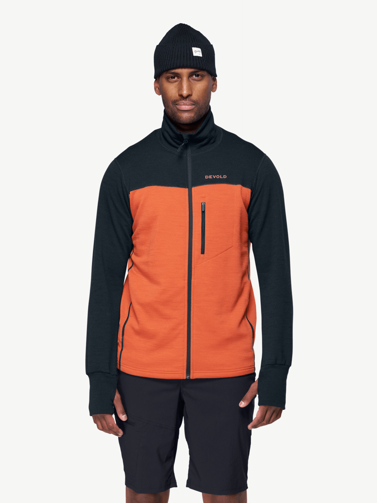 Devold - Explorer Merino Jakke Herre - XXL - Oransje