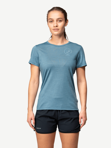 Devold - Active Spring T-skjorte Dame - Medium - Blå