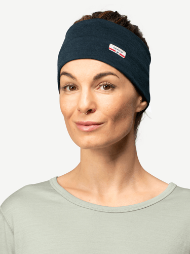 Devold - Breeze Plus Merino 200 Headband - Medium - Bl&aring;