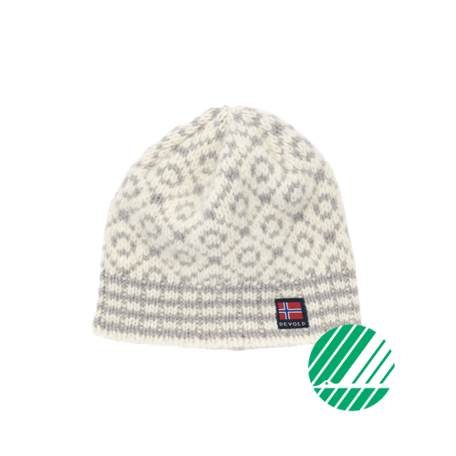 Devold - Svalbard Wool Lue - Size 58 - Hvit