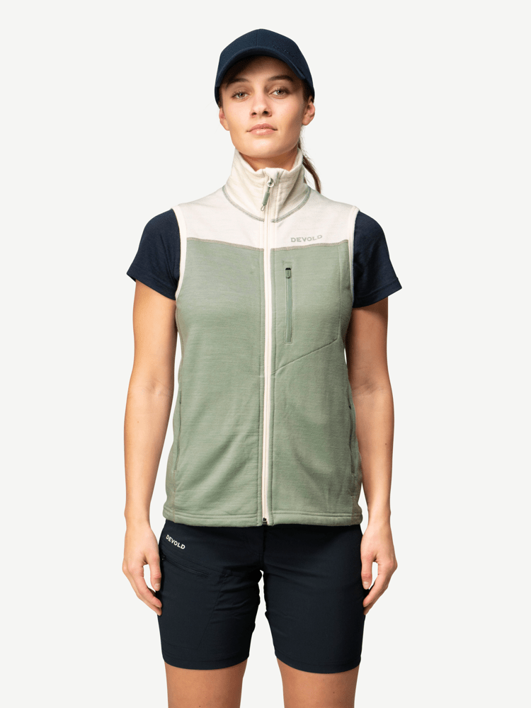 Devold - Explorer Merino Vest Dame - Large - Grønn