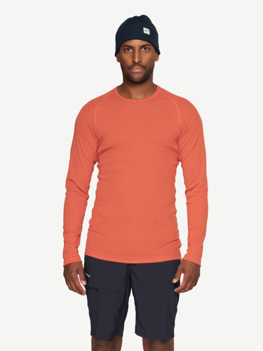 Devold - Adventure Merino 190 Ulltrøye Herre - Large - Oransje