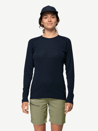 Devold - Lauparen Merino 190 Base Ulltrøye Dame - Medium - Blå