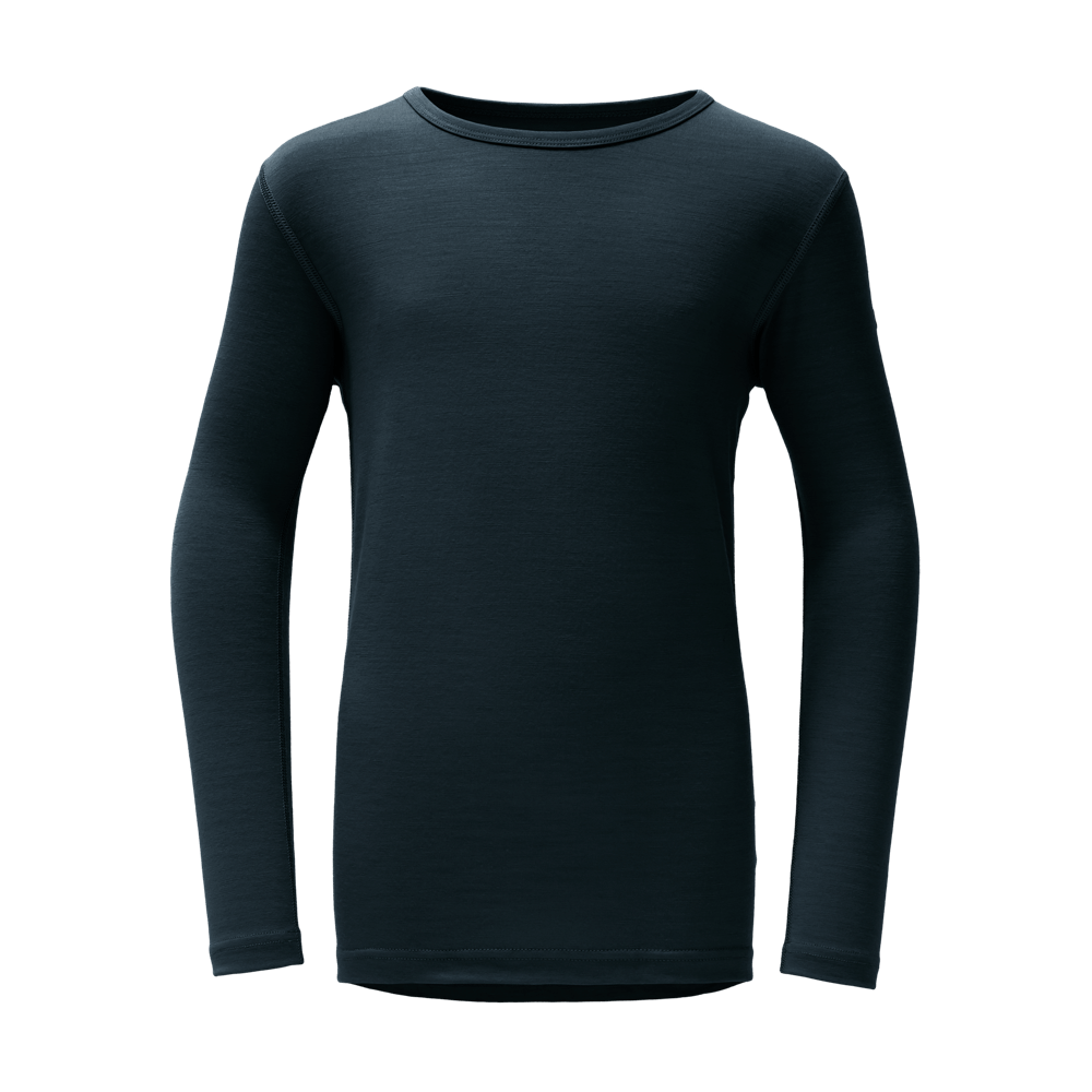 Devold - Breeze Plus Merino Ulltrøye Junior - Size 16 - Blå