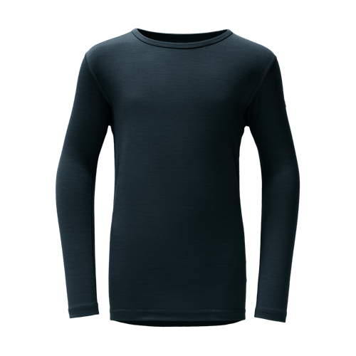 Devold - Breeze Plus Merino Ulltrøye Junior - Size 12 - Blå