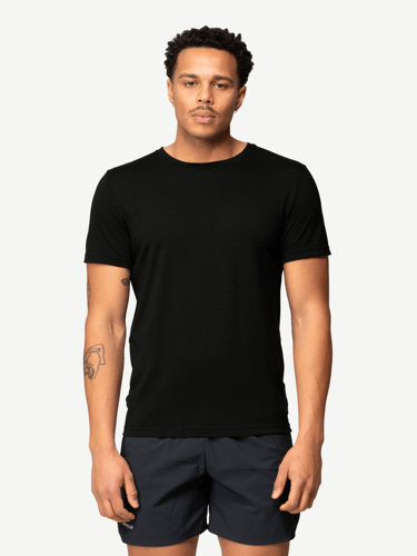 Devold - Classic T-skjorte Herre - Medium - Svart