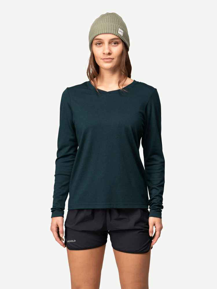 Devold - Premium Long Sleeves Dame - Small - Blå