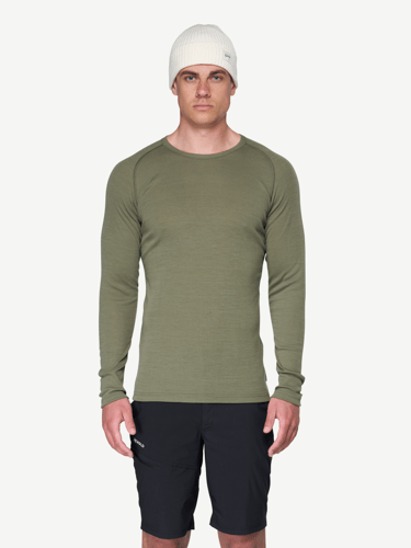 Devold - Lauparen Merino 190 Base Ulltrøye Herre - Medium - Grønn
