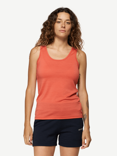 Devold - Classic Tank Dame - Large - Rosa