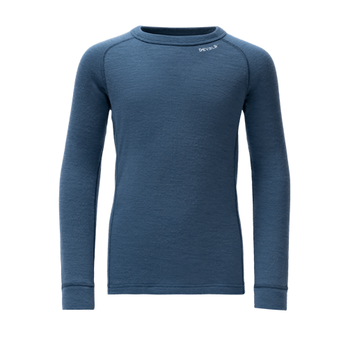 Devold - Duo Active Merino Ulltrøye Junior - Size 16 - Blå