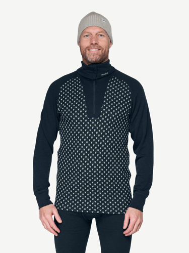 Devold - Signature Merino 230 Zip Herre - Medium - Blå
