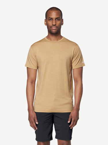 Devold - Breeze Plus Merino 200 T-skjorte Herre - Medium - Beige