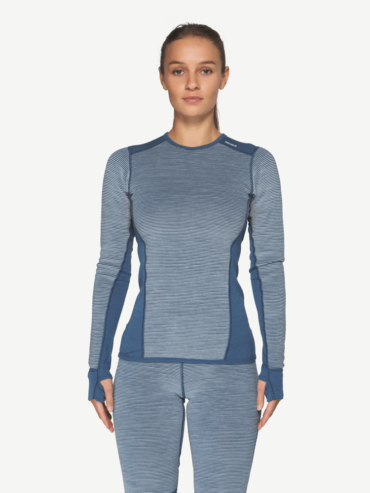 Devold - Reverso Merino Ulltrøye Dame - Medium - Blå
