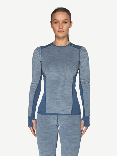 Devold - Reverso Merino Ulltrøye Dame - Medium - Blå
