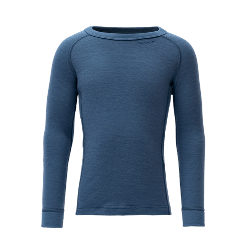 Devold - Duo Active Merino Ulltrøye Barn - Size 4 - Blå
