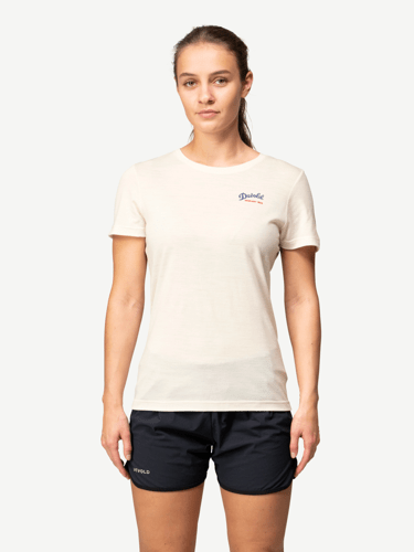 Devold - Classic Script T-skjorte Dame - Medium - Hvit