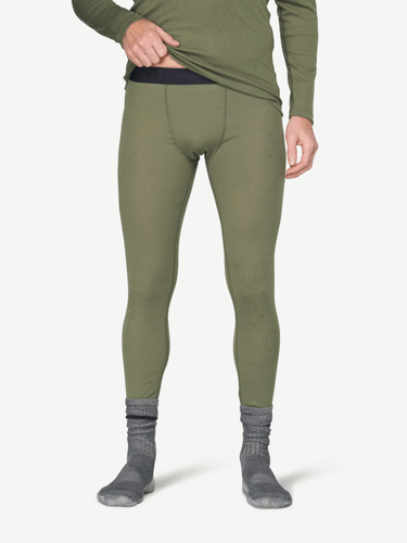 Devold - Adventure Merino 190 Stilongs Herre - Medium - Grønn