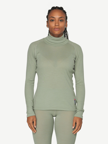 Devold - Adventure Merino 190 High Neck Dame - Medium - Grønn
