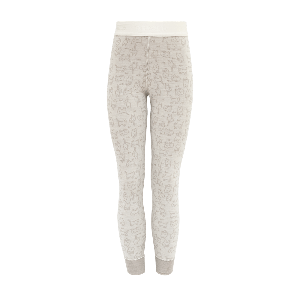 Devold - Duo Active Merino Stilongs Barn - Size 4 - Hvit
