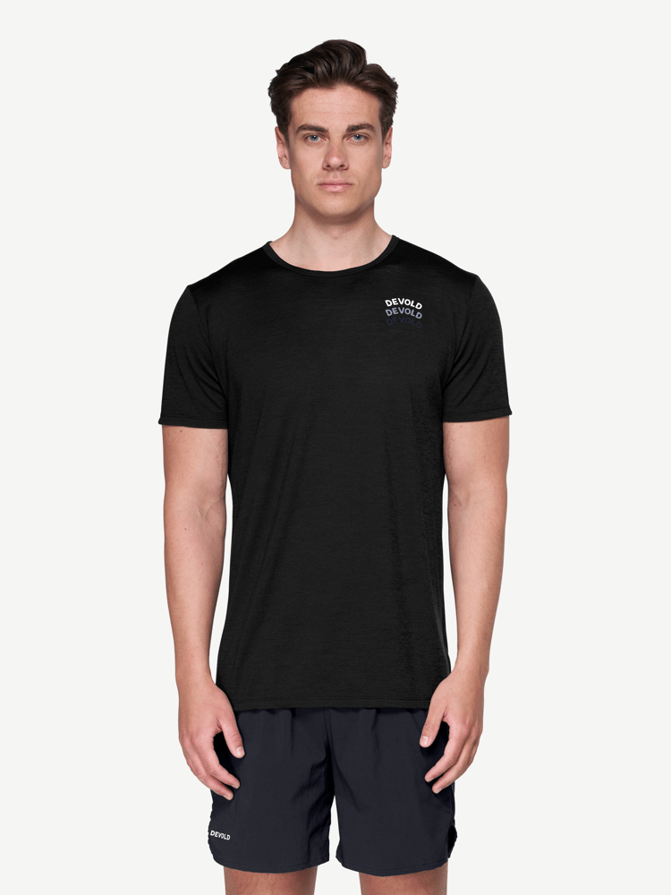 Devold - Active Legacy T-skjorte Herre - Medium - Svart