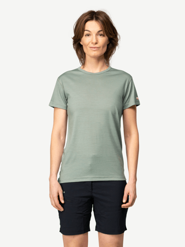 Devold - Breeze Plus Merino 200 T-skjorte Dame - Medium - Grønn