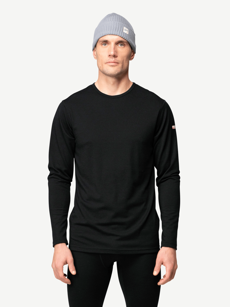 Devold - Breeze Plus Merino 200 Ulltrøye Herre - XXL - Svart