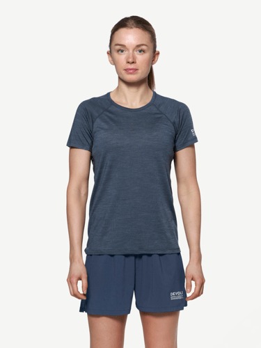 Devold - Endurance Merino 130 T-skjorte Dame - Large - Blå