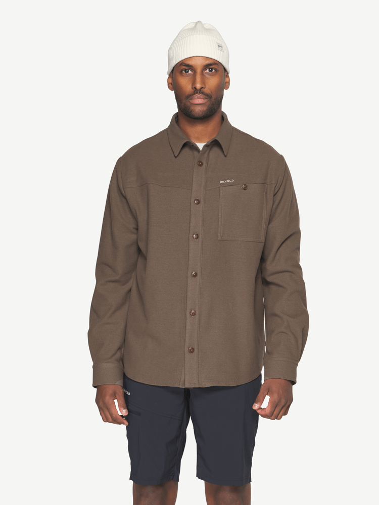 Devold - Merino Overulltrøye - Large - Brun