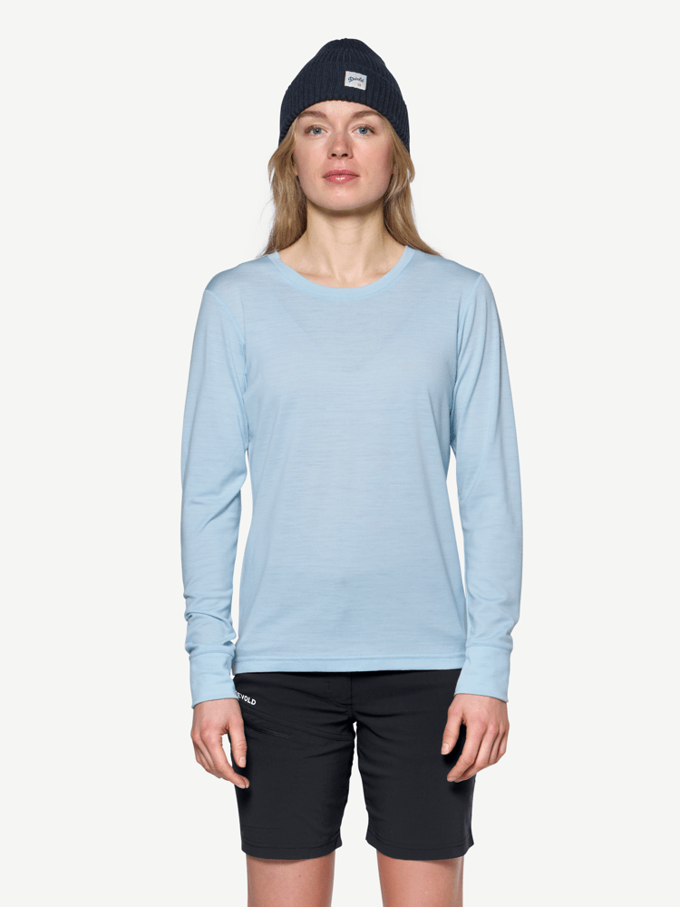 Devold - Classic Long Sleeve Dame - Medium - Blå