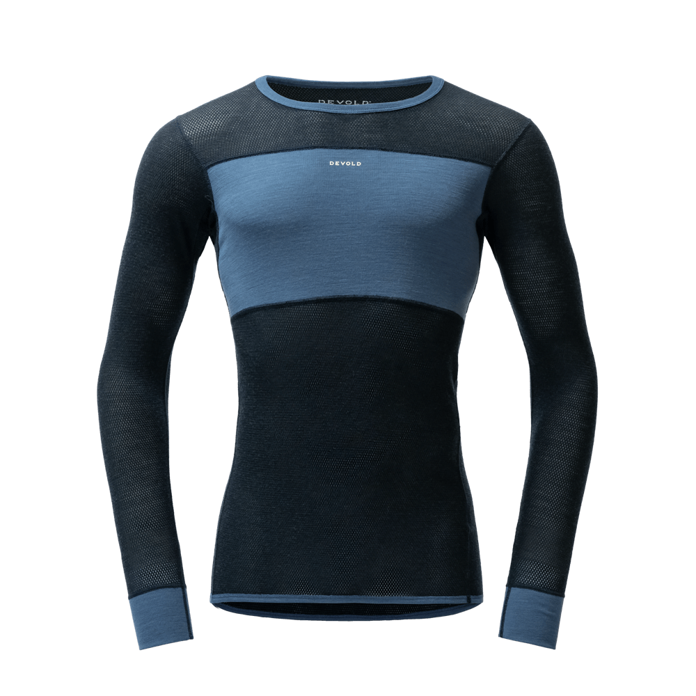 Devold - Wool Mesh 190 Ulltrøye Herre - Medium - Rød