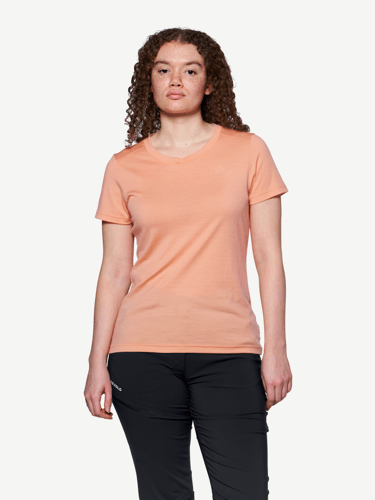 Devold - Premium T-skjorte Dame - Medium - Oransje