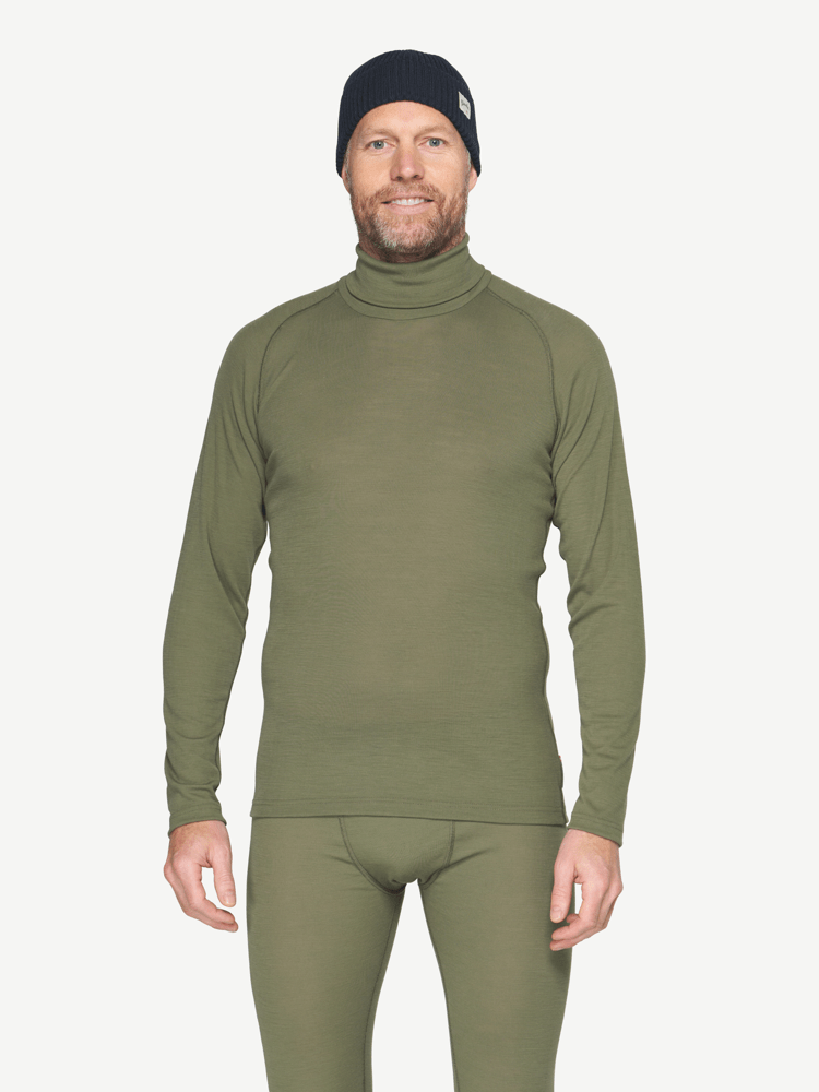 Devold - Adventure Merino 190 High Neck Herre - Large - Grønn